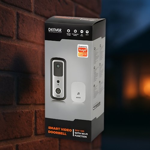 Denver Smart Video Doorbell SSHV-120 (Silver)