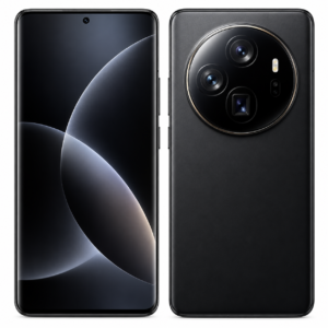 Xiaomi 17 Ultra 5G 16GB/512GB Preto visto de frente e traseira
