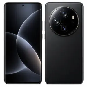 Xiaomi 17 Ultra 5G 16GB/512GB Preto visto de frente e traseira