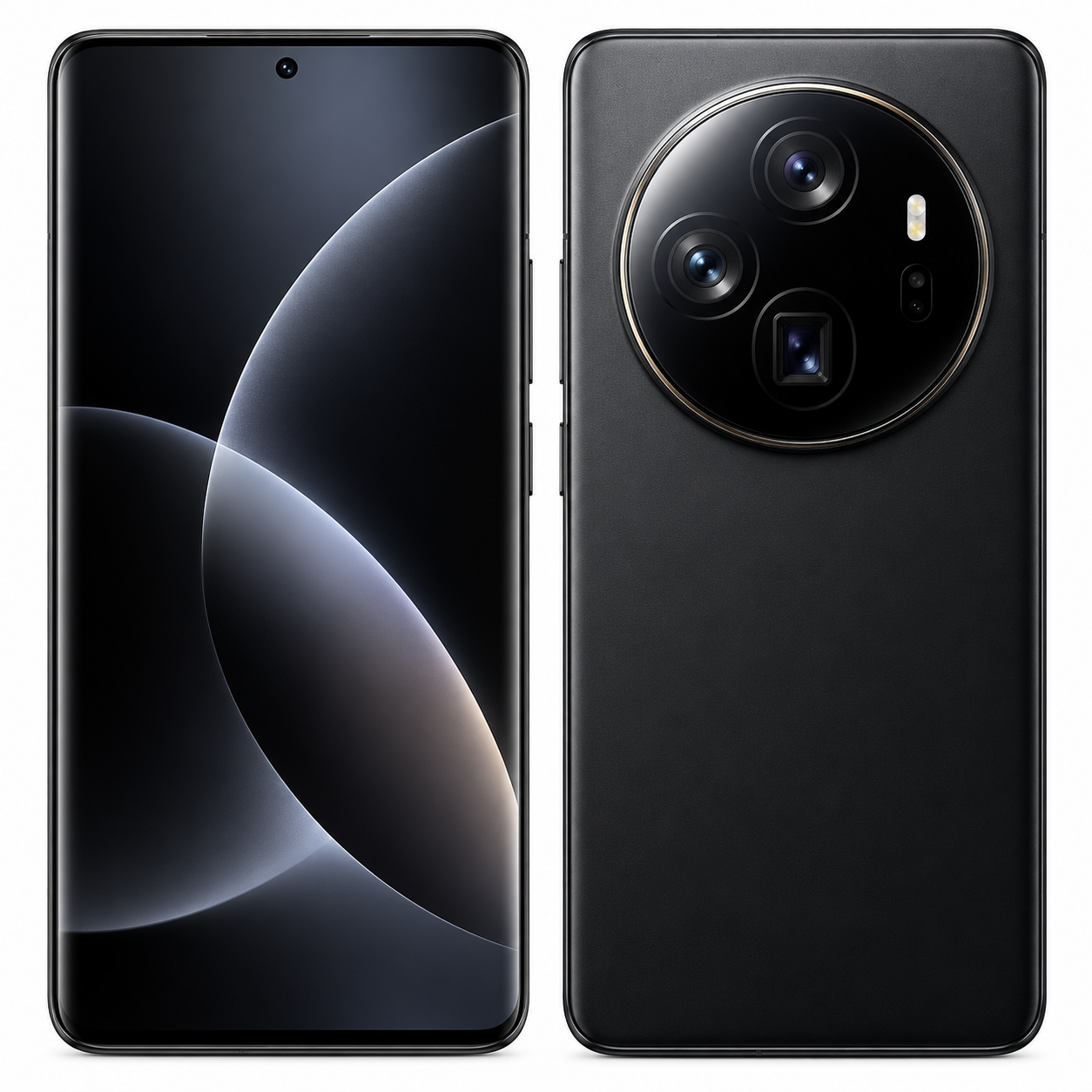 Xiaomi 17 Ultra 5G 16GB/512GB Preto visto de frente e traseira